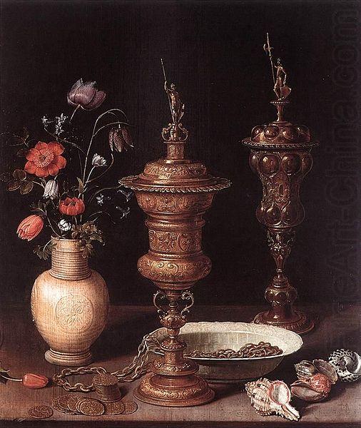 Clara Peeters Still-Life with Flowers and Goblets china oil painting image